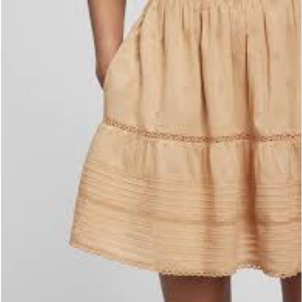 GAP Tan Skater Skirt Knee-Length Resort Wear